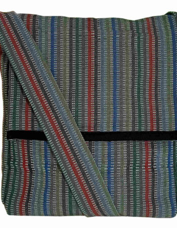 Multicolored_1 Striped Sling Bag (Unisex, Size12″)