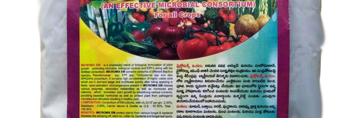 MICROMIX EM: Consortium of Beneficial Effective Microbes.