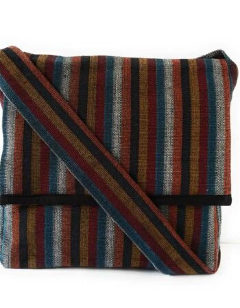 Multicolored_1 Striped Sling Bag (Unisex, Size12″)