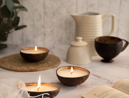 Coconut Shell Eco-Friendly Candle/Diya