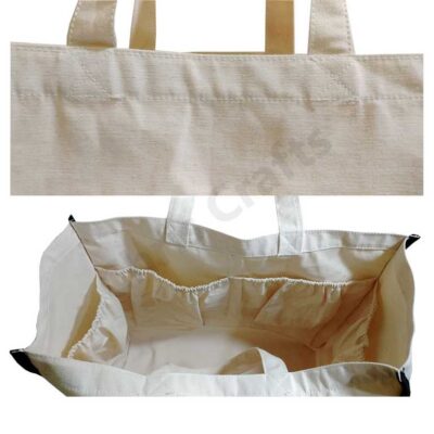 Cotton Canvas Vegetable/Shopping Bag with Partition