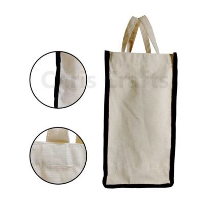 Cotton Canvas Vegetable/Shopping Bag with Partition