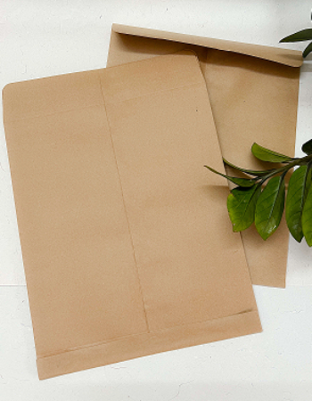 A4 Heat sealable Kraft Mailer (A4 – 10in by 12in)